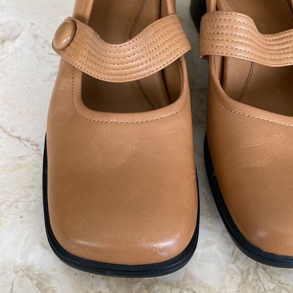 Vintage Square Toe Leather Mary Jane Shoes - Picture 7 of 12